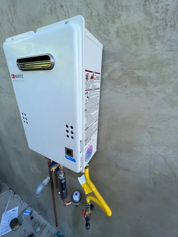 Tankless water heater installation for McCollum Acres homes